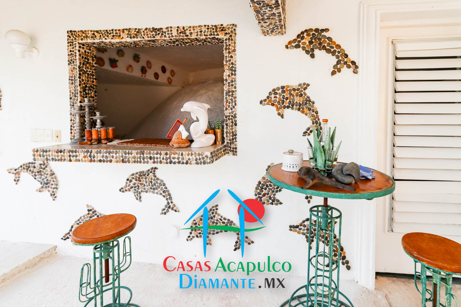 Casa Ingrid - Sala con barra bar y alberca 3 Casa Ingrid - Sala con barra bar y alberca 3